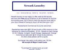Tablet Screenshot of newarklaundry.net